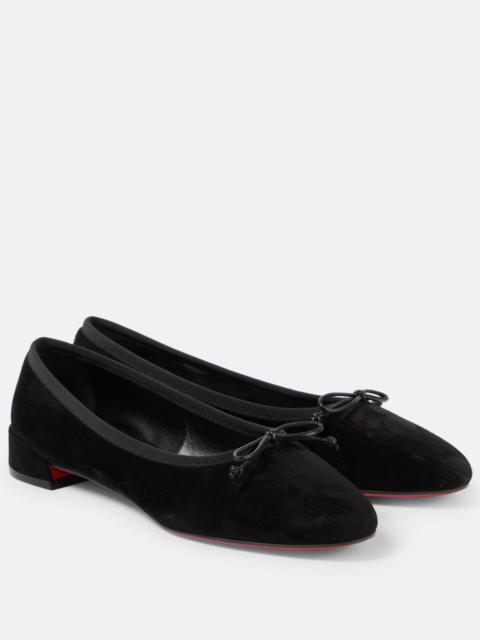Christian Louboutin Sweetie Jane suede ballet flats