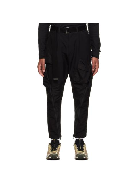 The Viridi-anne Black Tactical Cargo Pants