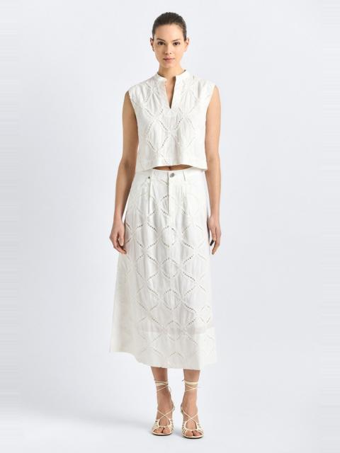 DEREK LAM 10 CROSBY NYDIA MIDI SKIRT