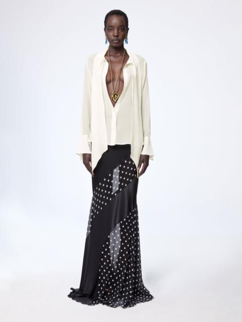 NINA RICCI Long Polka Dot Skirt