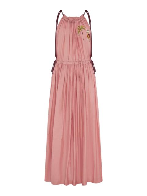 ALÉMAIS Zuri Embellished Midi Dress