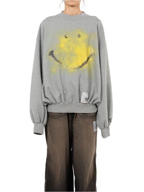 Maison MIHARAYASUHIRO Smily Face Printed Sweatshirt