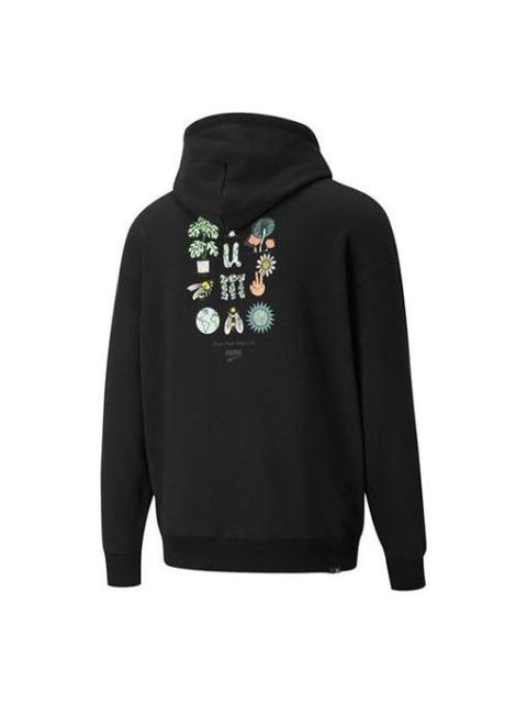 PUMA PUMA Downtown Funny Logo Printing Sports Black 535412-01