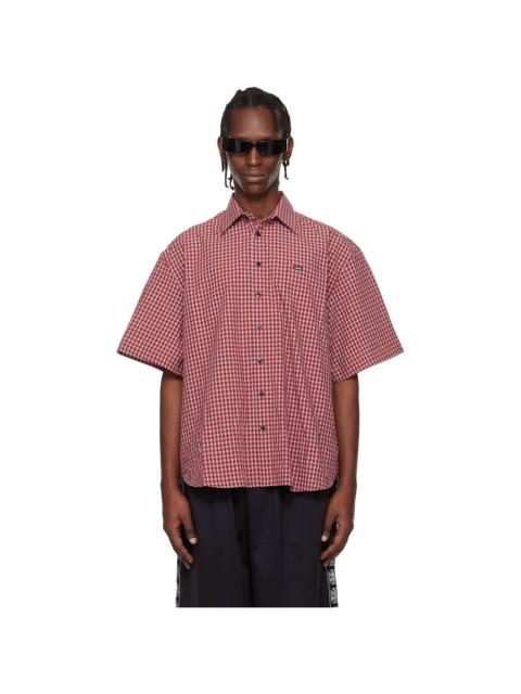 VETEMENTS Red Short Sleeve Shirt