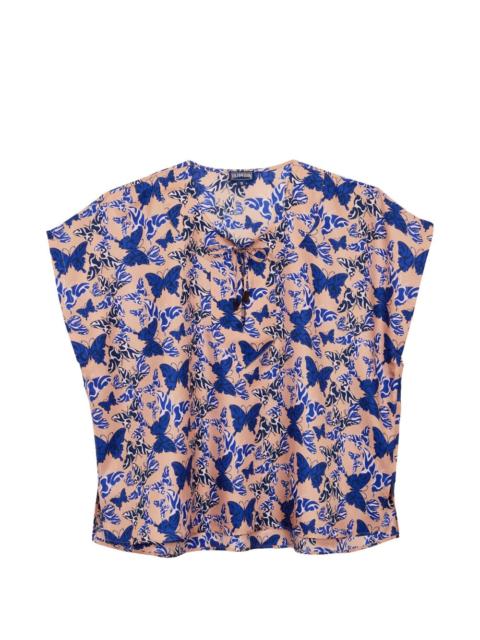 Vilebrequin butterfly tassel blouse