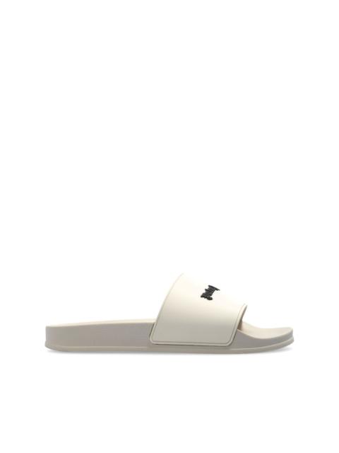 Palm Angels logo-appliqué slides