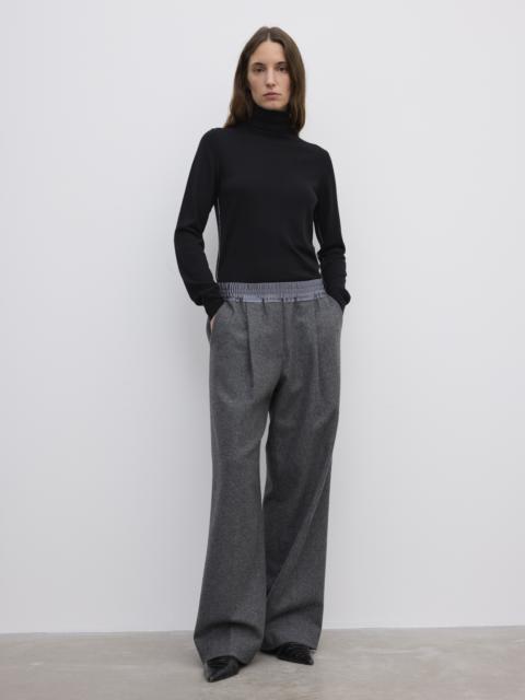 House of Dagmar Relaxed Wool Trouser