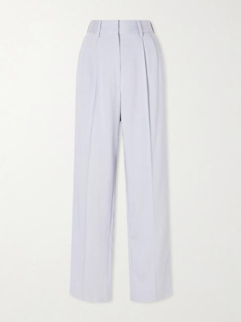 BLAZÉ MILANO Vezon Pleated Tapered Woven Pants