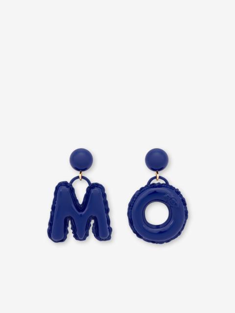 Moschino INFLATABLE LETTERS EARRINGS