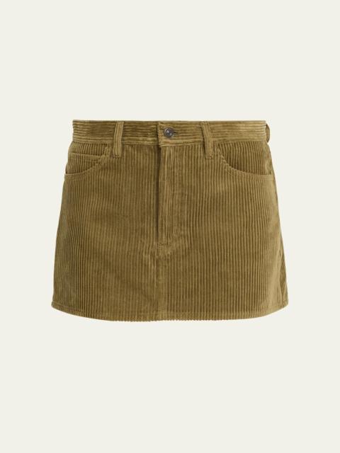 FRAME The Corduroy Mini Skirt