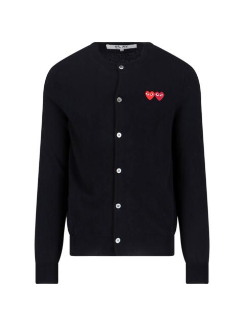 Comme des Garçons PLAY LOGO CARDIGAN