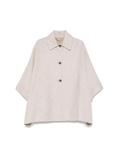 ポンチョ・ケープ Max Mara Max Mara Jago Logo Long Cape Max Mara Jago logo long cape | The Fashion Square