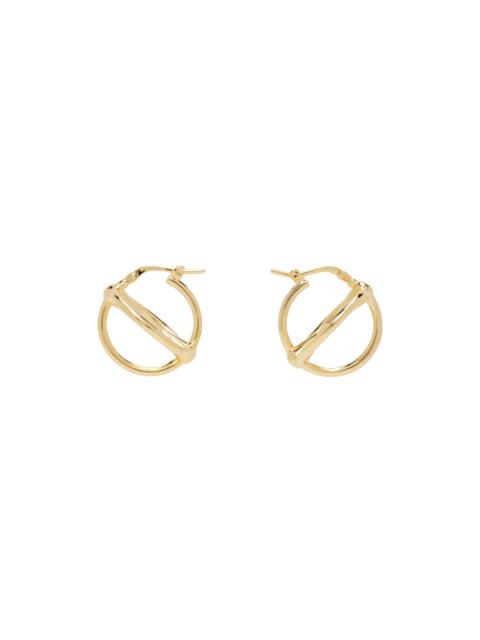 Kiko Kostadinov Gold Thorn Sphere Earrings