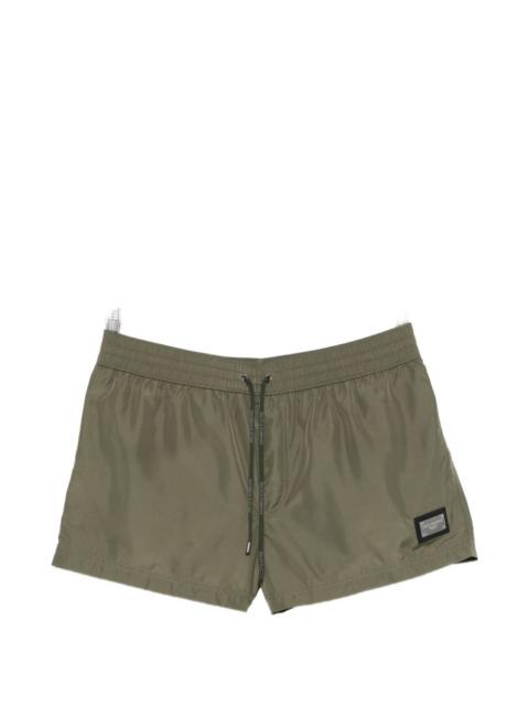 Dolce & Gabbana logo drawstring swim shorts