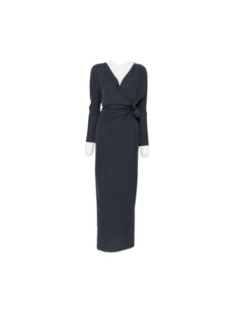 cortana Eteria silk long dress