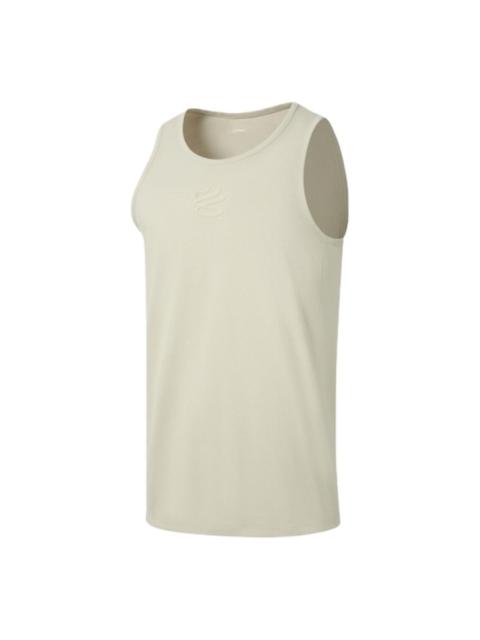 Li-Ning Li-Ning x Curry China Tour Tank Top 'White' AVSW197-3