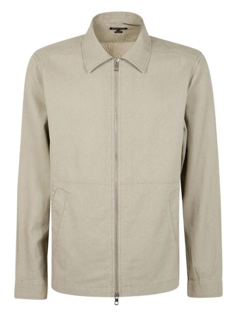 MICHAEL KORS Long Sleeves Linen Cotton Jacket