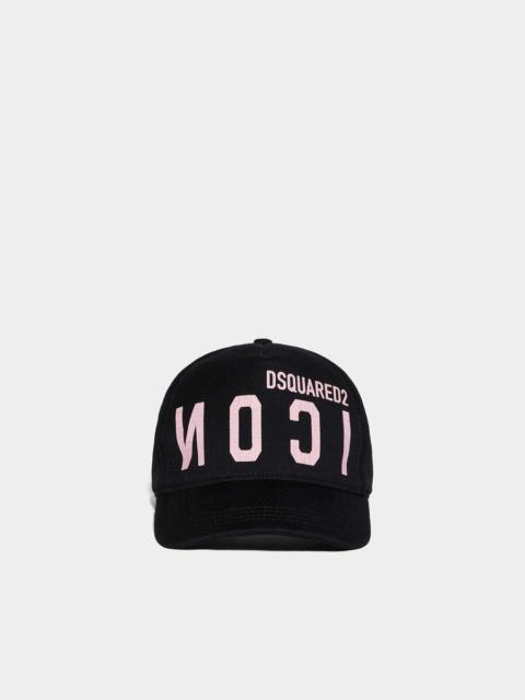 DSQUARED2 ICON CRACKED BASEBALL CAP