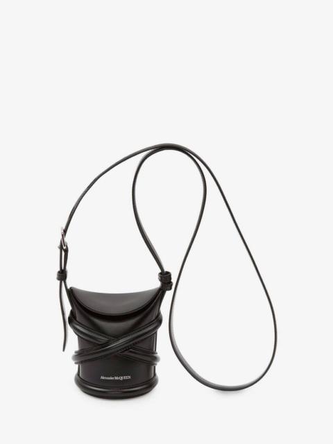 Alexander McQueen The Curve Mini in Black