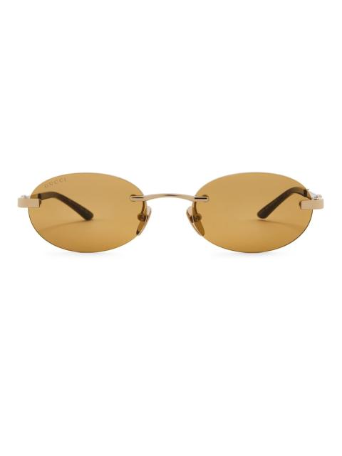 GUCCI Bella Oval Sunglasses