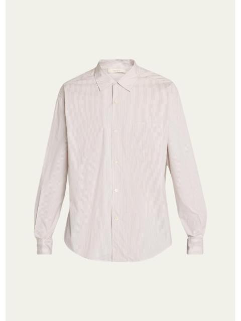 The Row Men's Vanja Cotton Stripe Dress Shirt