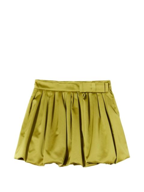 Plan C Duchesse structured miniskirt