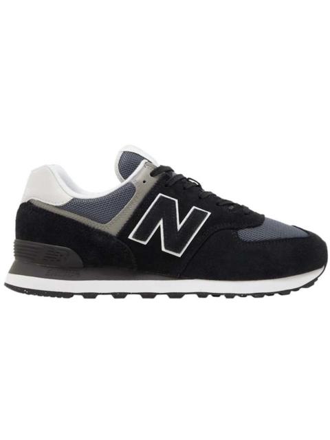 New Balance 574 Black White Dark Grey