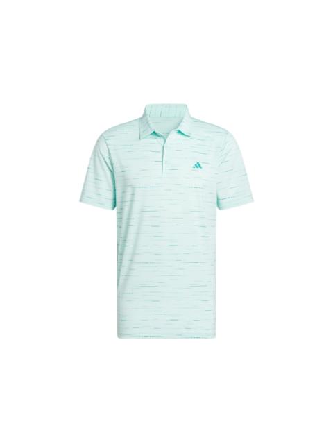 adidas adidas Ultimate365 Mesh Glimmer Print Polo Shirt Semi Flash Aqua