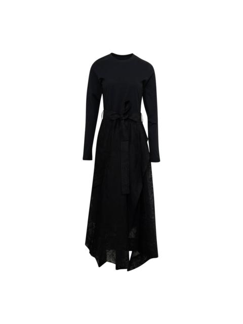 3.1 Phillip Lim Long Sleeve Organza T-Shirt Dress