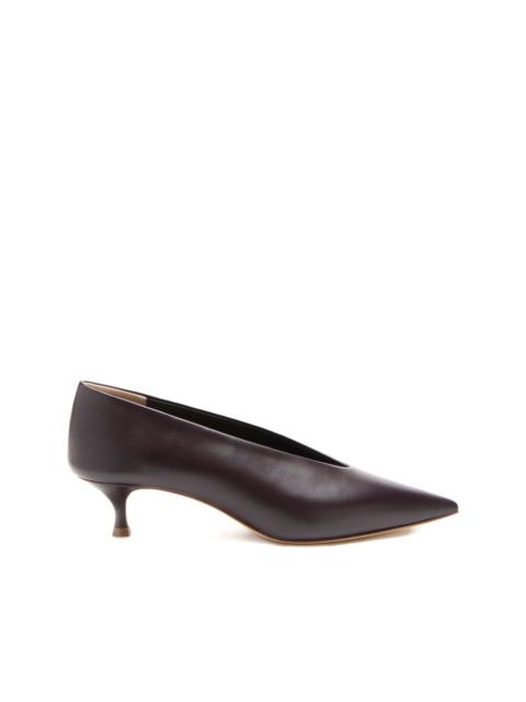 LE MONDE BÉRYL 40mm Babouche pointed-toe leather pumps