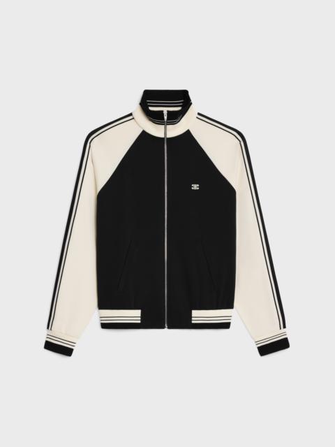 CELINE tracksuit jacket in double face jersey