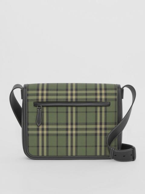 Burberry Small Check Cotton Messenger Bag
