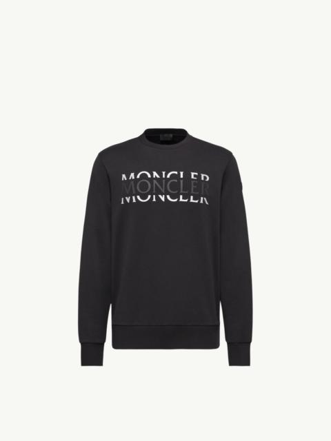 Moncler Logo Cotton Jersey Long Sleeve T-Shirt