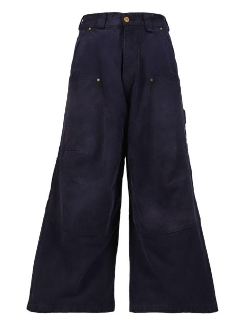 WILLY CHAVARRIA cotton wide-leg trousers