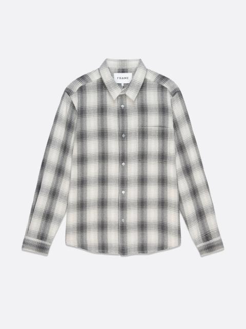 FRAME Baja Plaid Shirt in Dark Navy