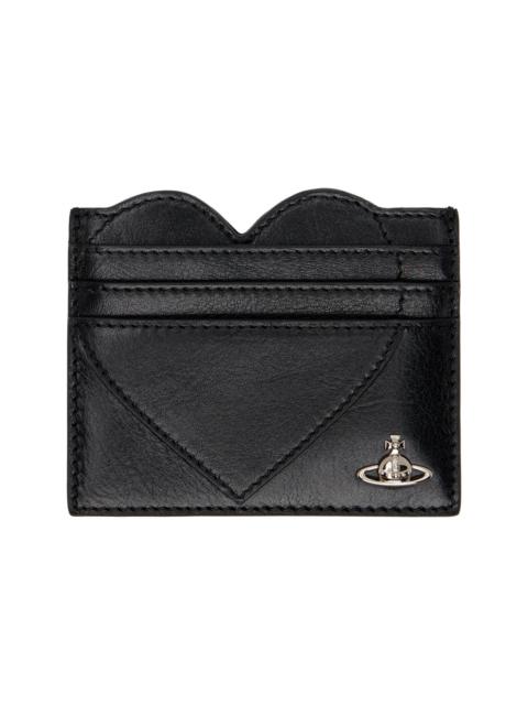 Vivienne Westwood Black Heart Card Holder