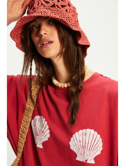 FREE PEOPLE Cut-Out Daisy Straw Hat