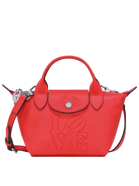 Longchamp Longchamp x Robert Indiana XS Handbag Red - Leather