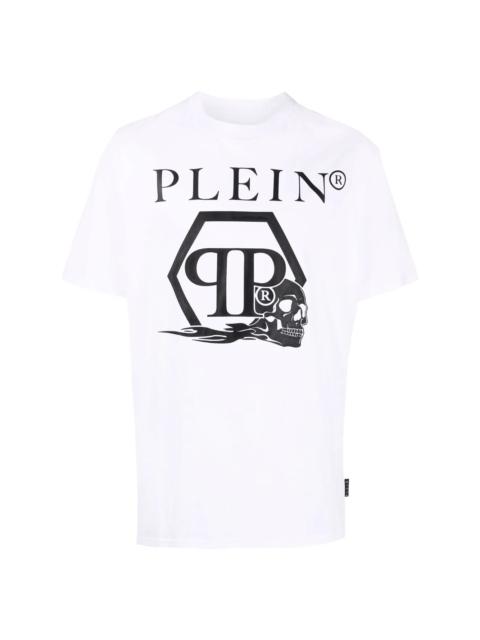 PHILIPP PLEIN skull and logo-print T-shirt