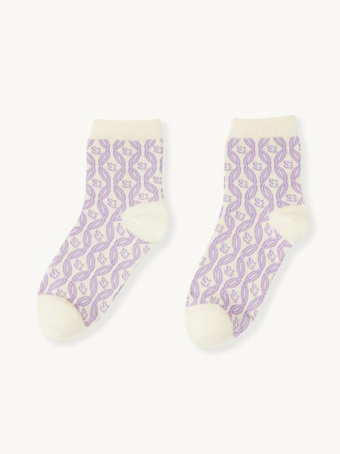 Sandro Double S jacquard socks