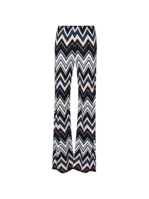 Missoni zigzag-woven straight-leg trousers