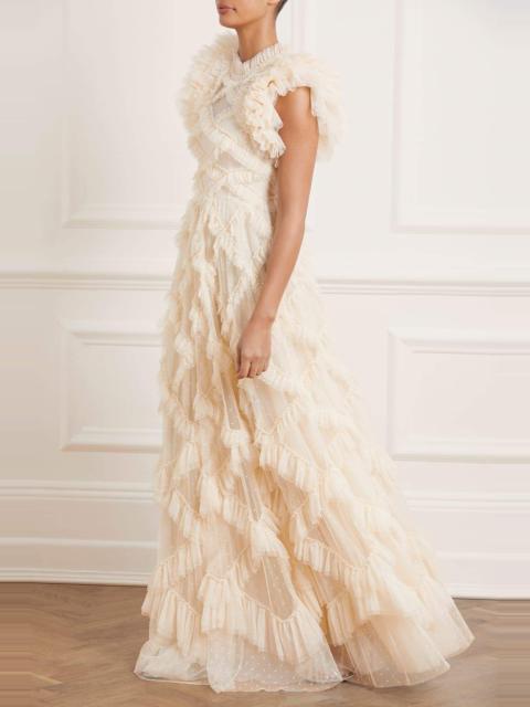 Needle & Thread Genevieve Ruffle Gown