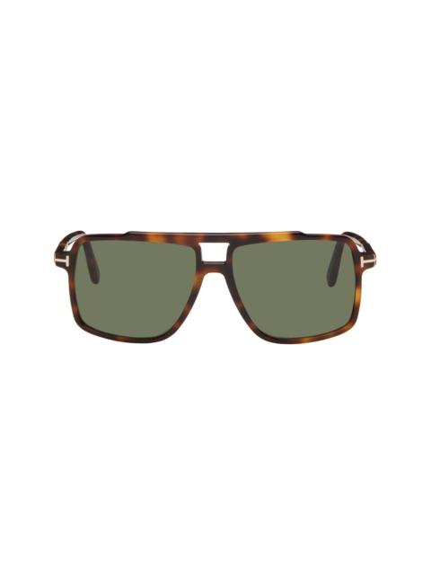 TOM FORD Brown Kemp Sunglasses