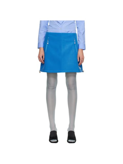 SANDY LIANG Blue Polar Miniskirt