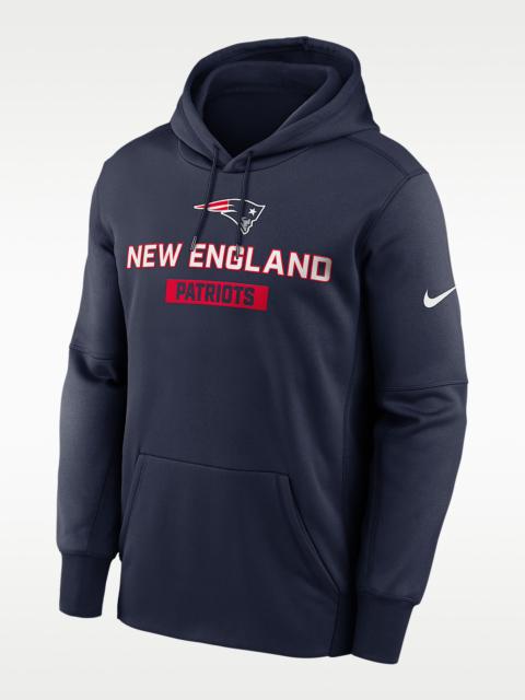 Nike New England Patriots Toss Sweep Men’s Nike Therma NFL Pullover Hoodie
