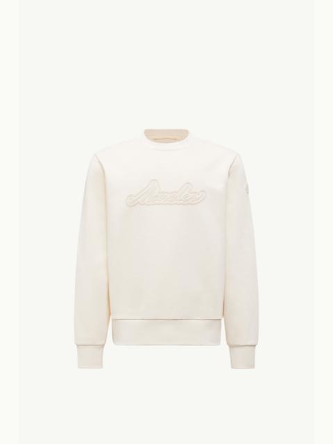Moncler Cursive Logo Cotton Sweatshirt