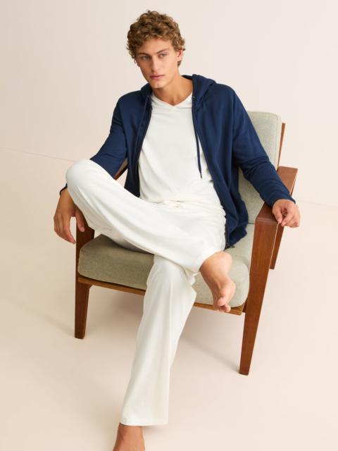 Derek Rose Basel Micro Modal Lounge Pants Vanilla