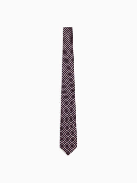 GIORGIO ARMANI ASV printed silk tie