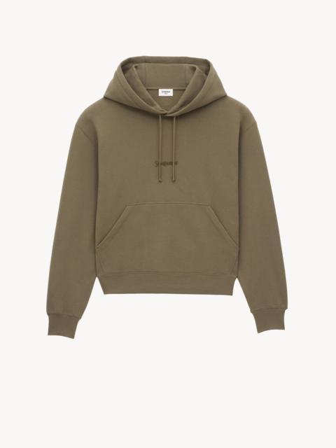 SAINT LAURENT Hoodie Oversize Molleton Doux Gots | italist