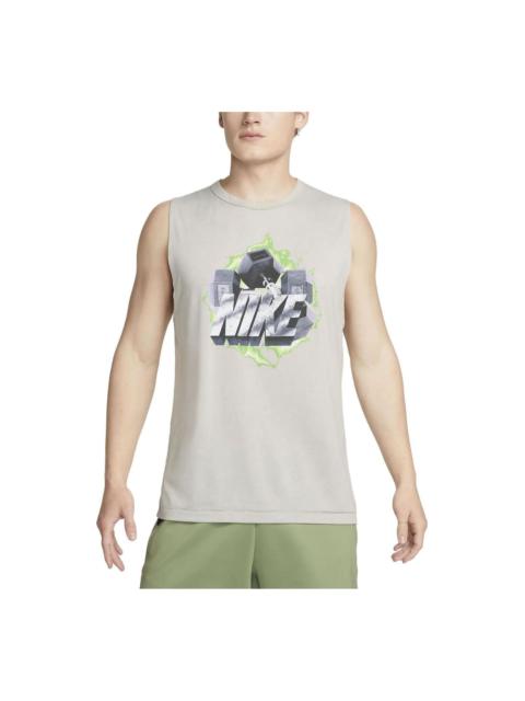 Nike Nike Dri-FIT Tank 'Grey' DX0908-012